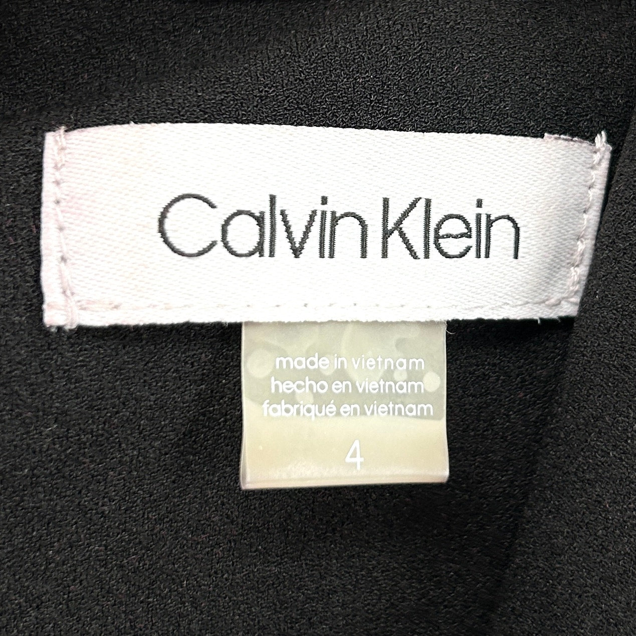 Calvin Klein Black Wide Leg Belted Gold Hardware Sleeveless Jumpsuit