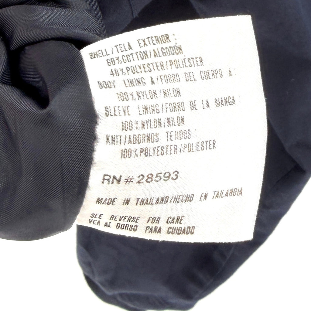 Vintage 80s Members Only Navy Blue Iconic Racer Jacket
