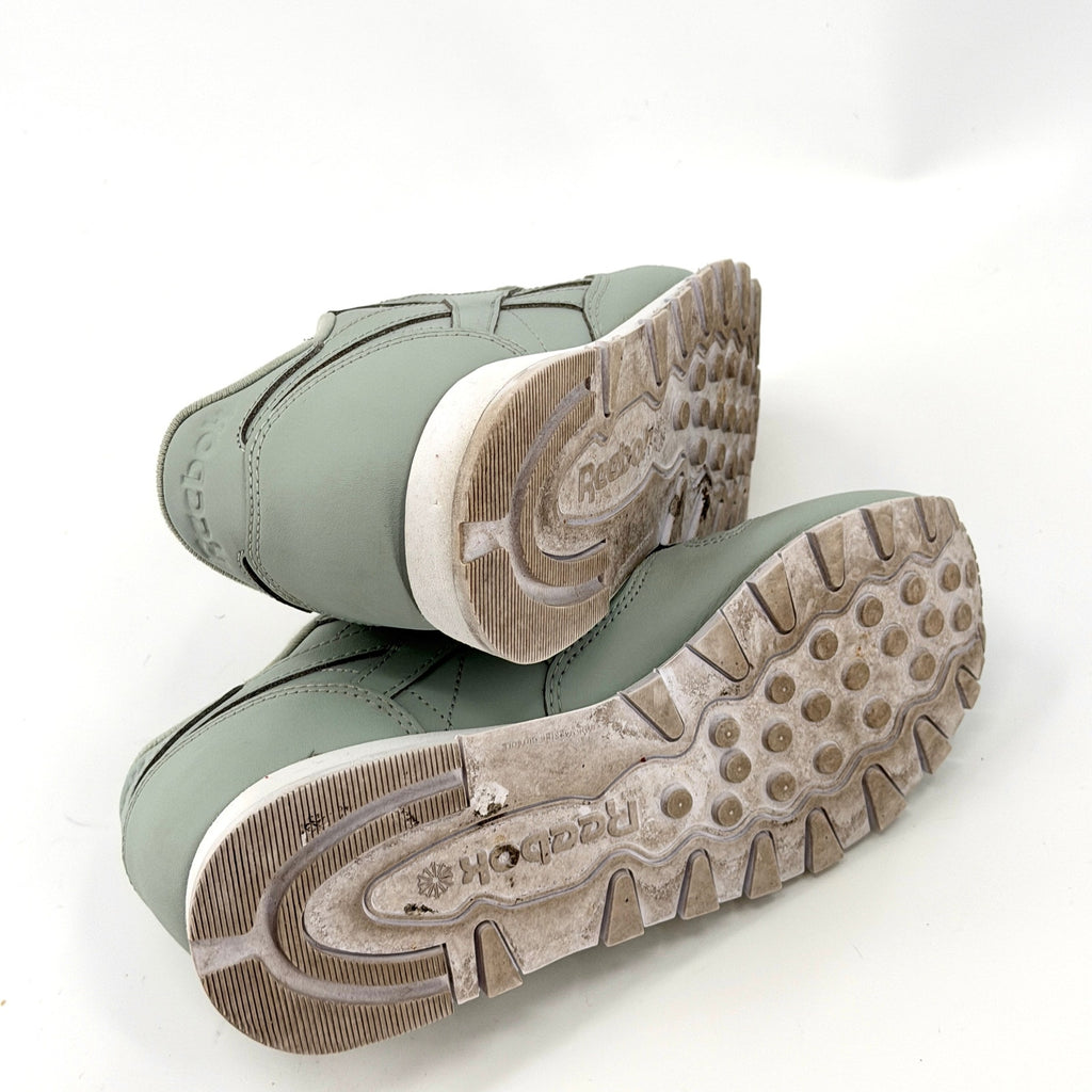 Reebok Sea Spray Green Genuine Leather Classic Sneakers