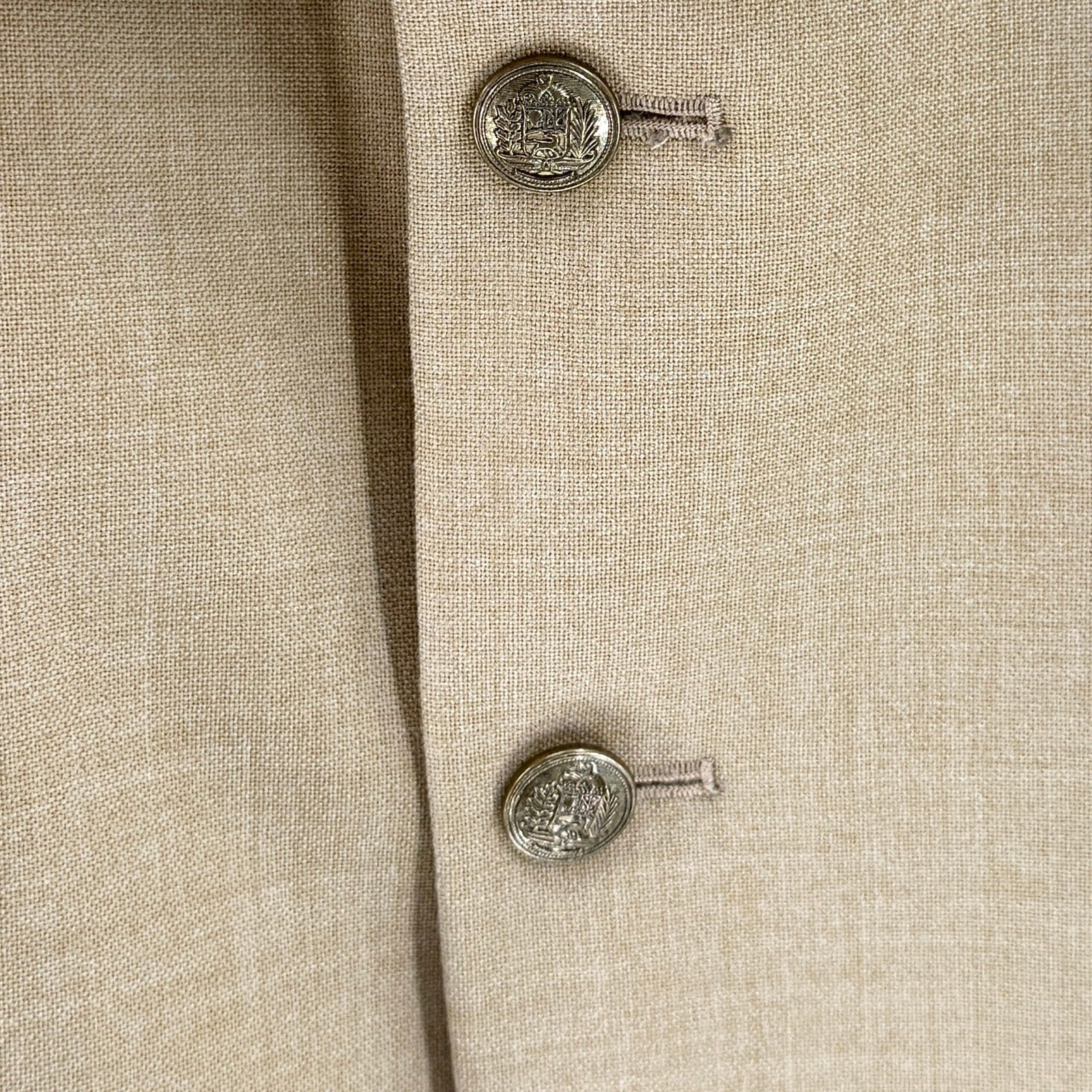 Vintage 80s Hardwick Beige Miami Sports Hall of Fame Committee Blazer Jacket