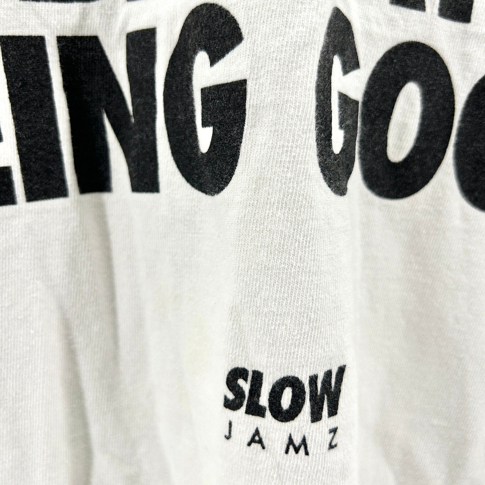 Frank Ocean Slow Jamz White Graphic Cotton Crop T-Shirt
