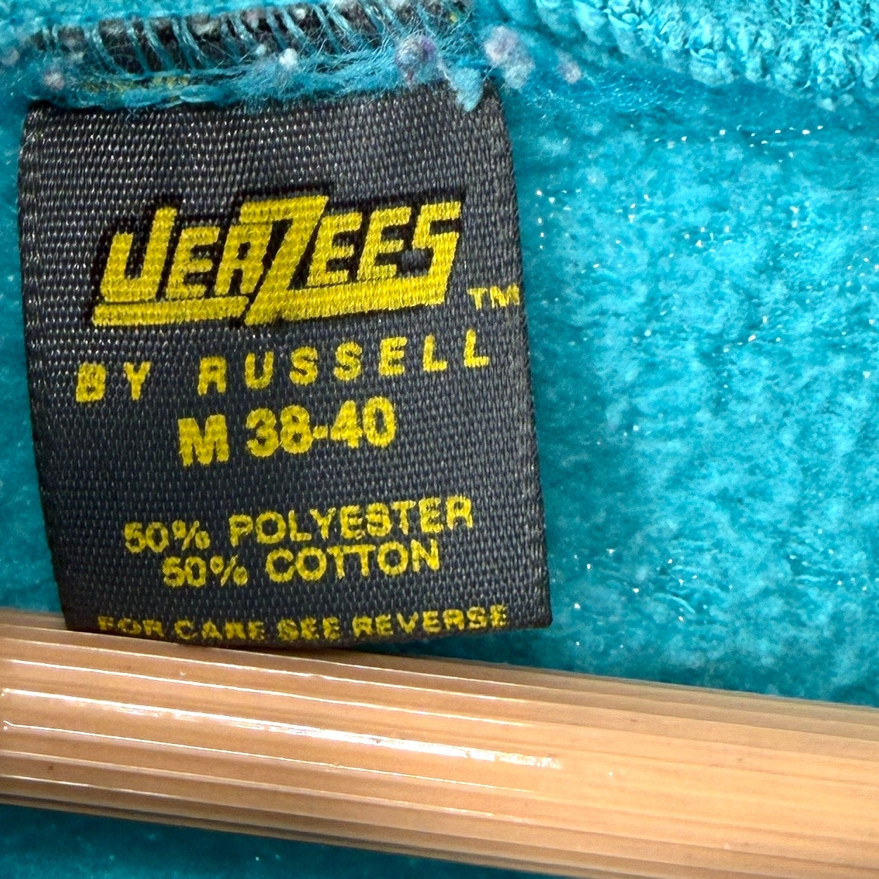 Vintage 90s Jerzees by Russell Teal Graphic Nassau Sunset Raglan Sweatshirt