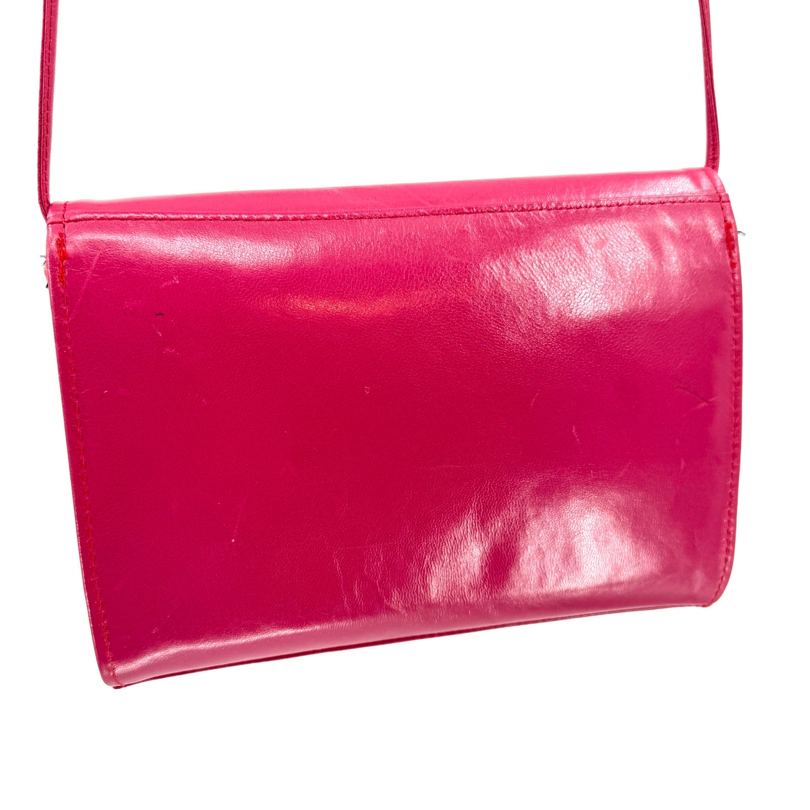 Vintage 90s Easy Spirit Pink Genuine Leather Crossbody Purse