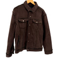 Tommy Hilfiger Chocolate Brown Faux Shearling Trucker Jacket