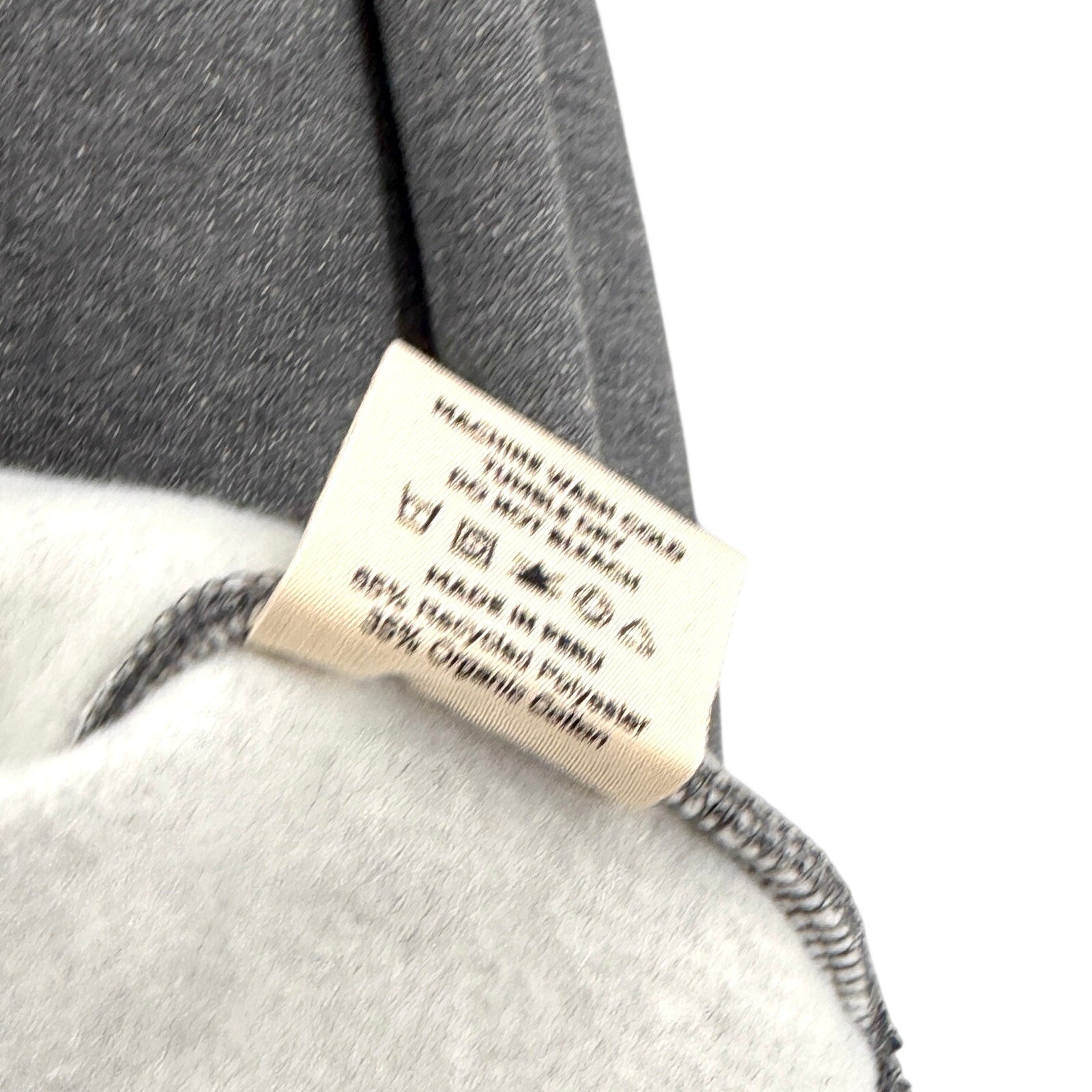 NWT Karmagawa Grey Half Zip Snap Button Mock Neck Sweatshirt
