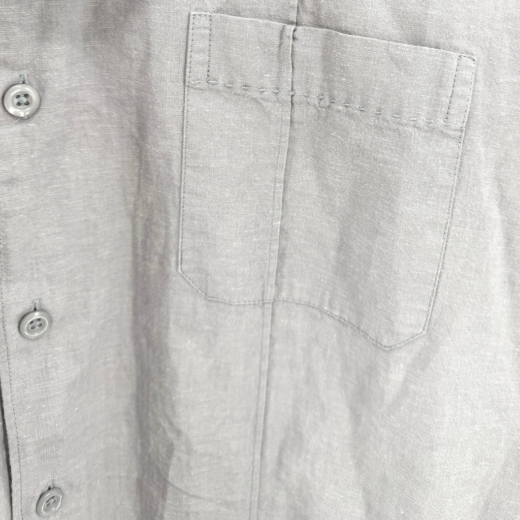 Cubavera Grey Guayabera Two Pocket Camp Shirt