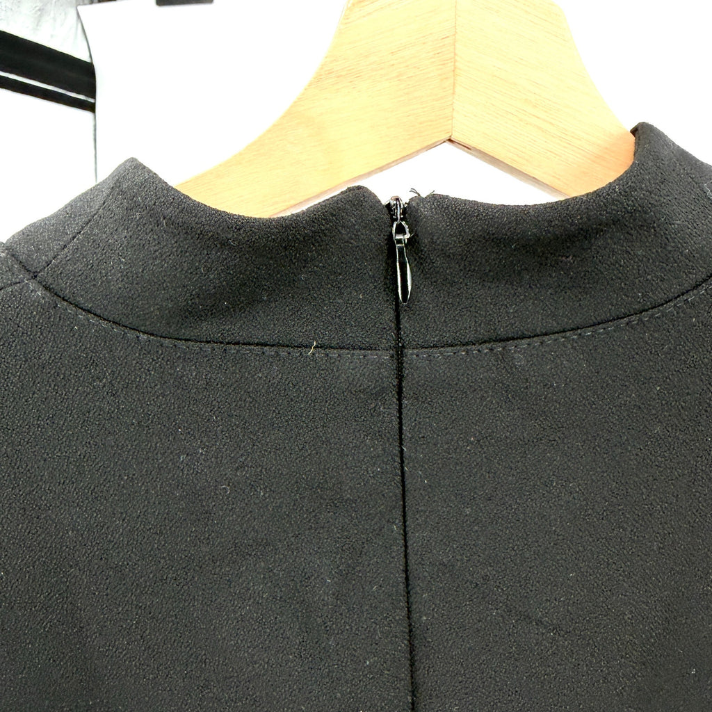 Karen Millen Black Structured Bodice Pockets Tapered Leg Jumpsuit
