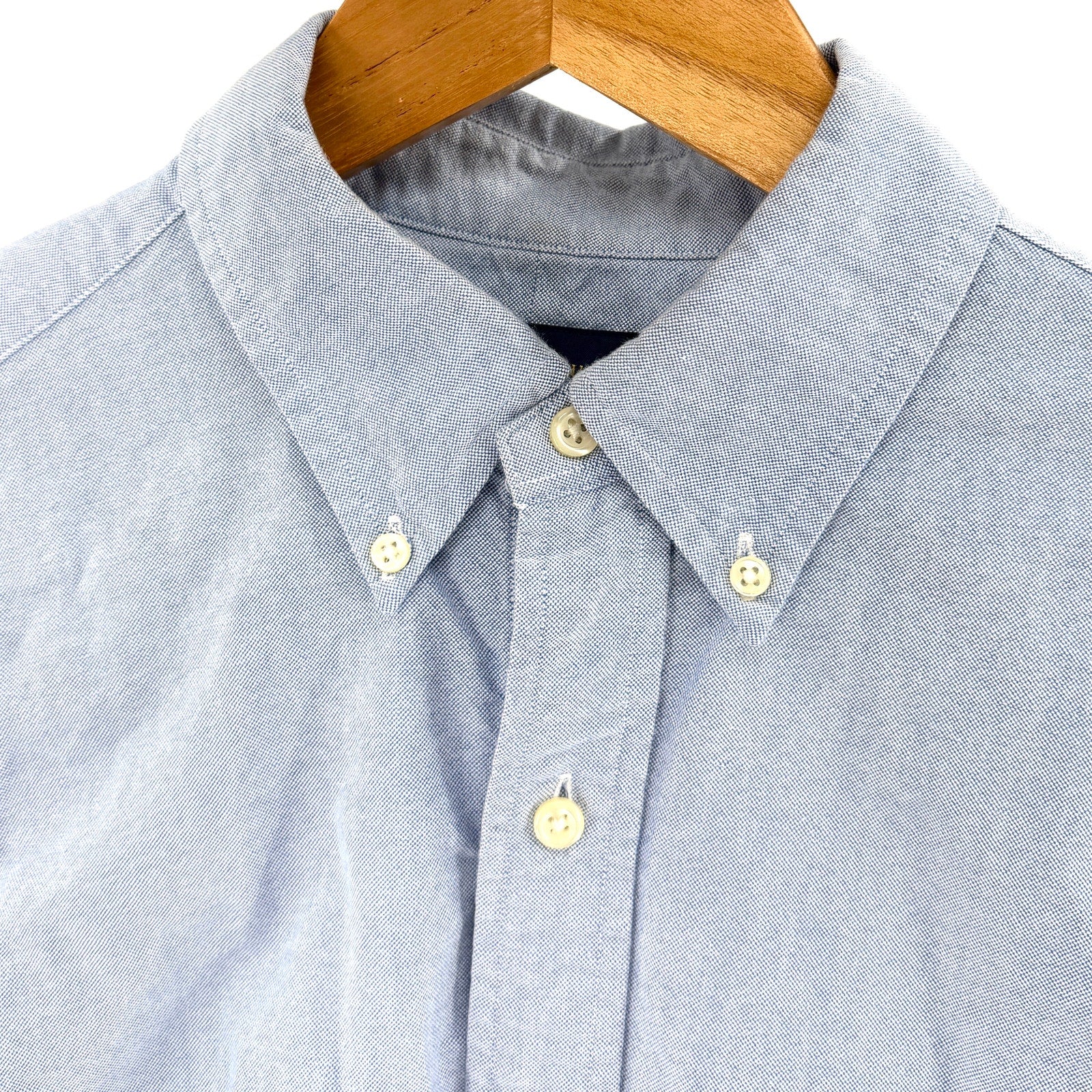 Ralph Lauren Blue 100% Cotton Classic Fit Oxford Button Down Shirt