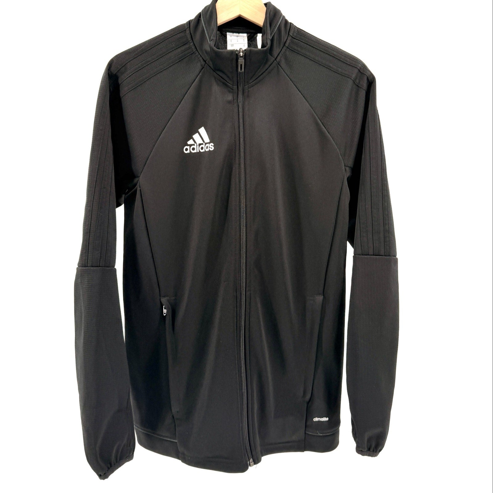 Adidas Black Climalite University of Miami Hurricanettes Training Jacket