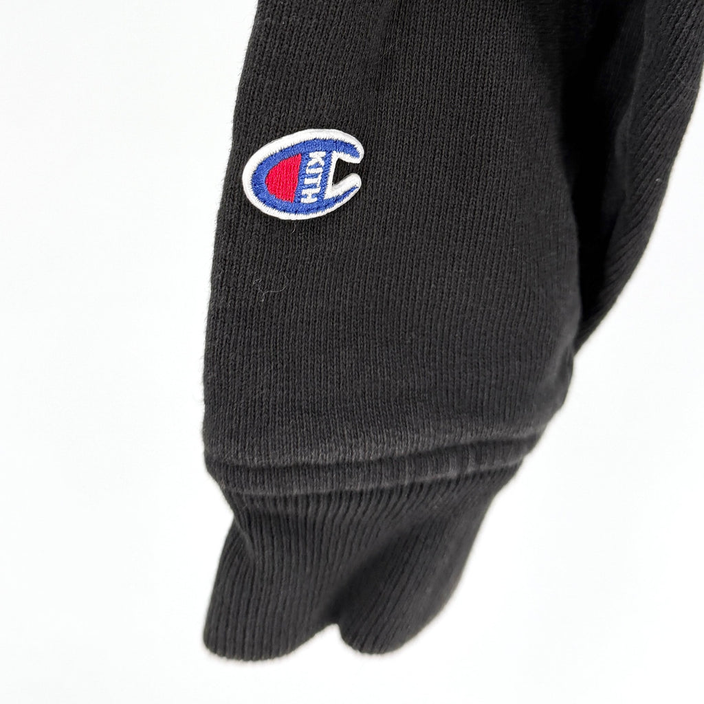Champion Kith Black Reverse Weave Cropped Sweatshirt