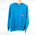 Vintage 90s Las Olas Teal Graphic Sweatshirt