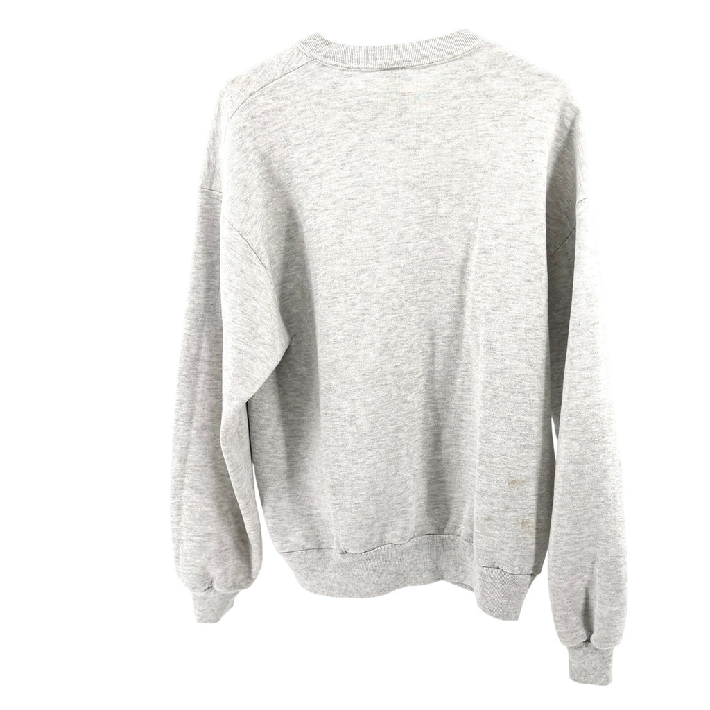 Vintage 90s Jerzees USAir Gray Heather Graphic Crewneck Sweatshirt