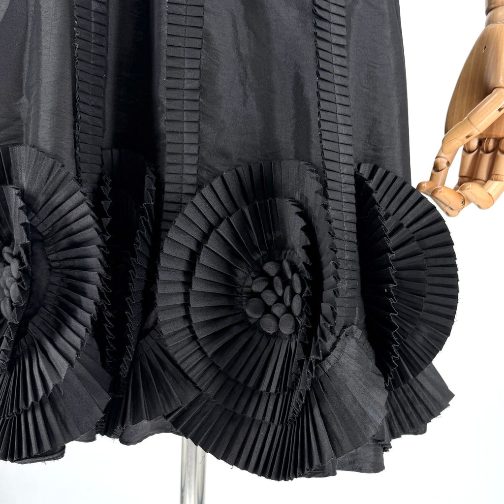 Vintage Y2K Etoile Black Sweetheart Bodice Mini Cocktail Dress