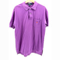 Vintage 90s Polo by Ralph Lauren Purple Cotton Pique Polo Shirt