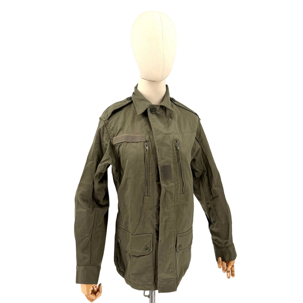 Tomer Peretz Green Hand Painted War Is Over Collection Military Field Jacket