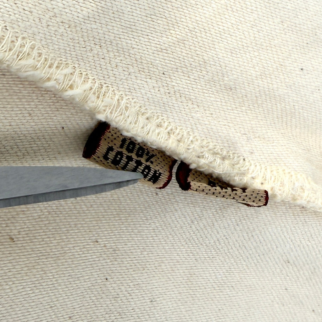 Vintage 90s Double D Ranch Cream 100% Cotton Studded Soutache Cropped Jacket