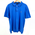Y2K Polo Ralph Lauren Blue 100% Cotton Pima Soft Touch Polo Shirt