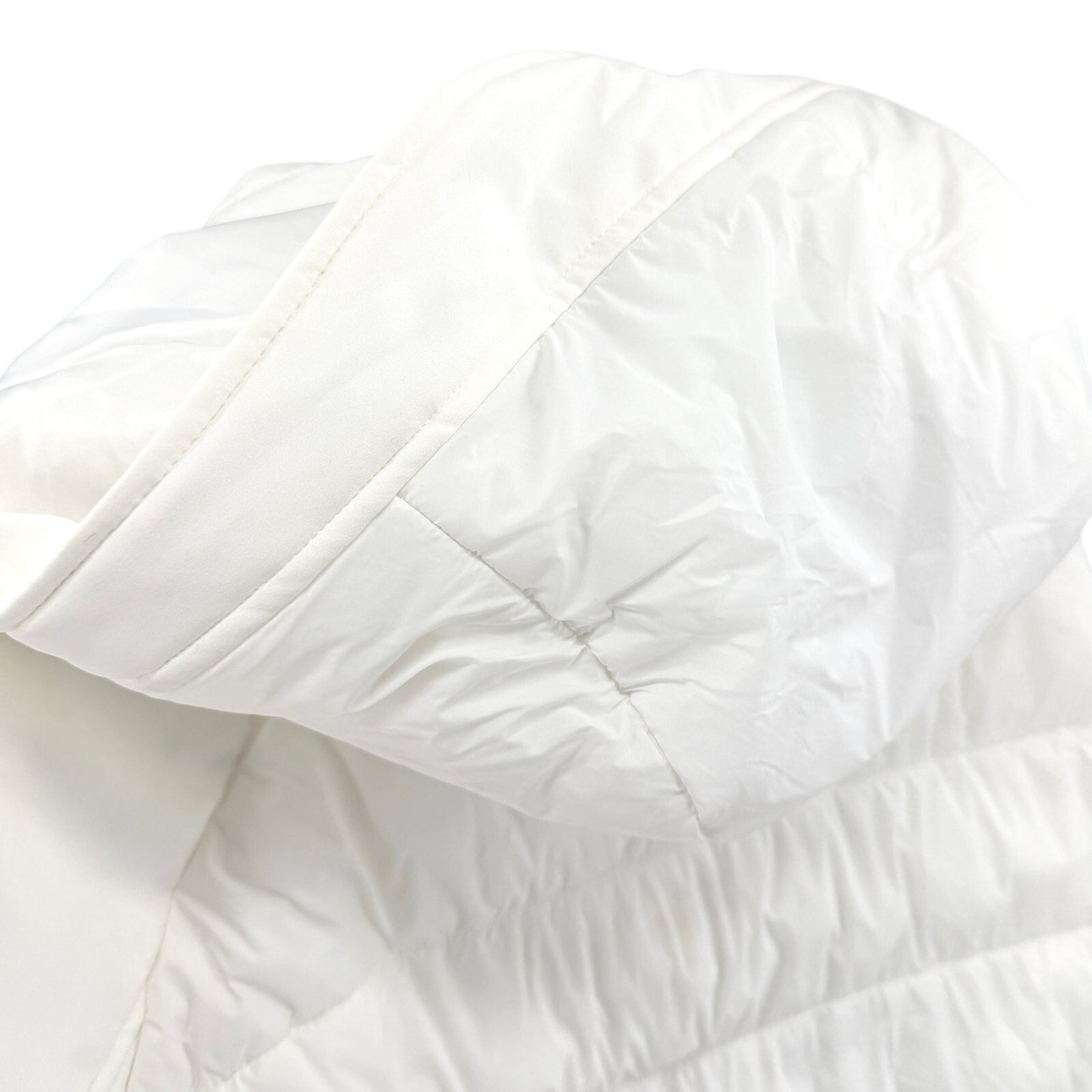Michael Kors White Hooded Sporty Ski Puffer Parka Jacket