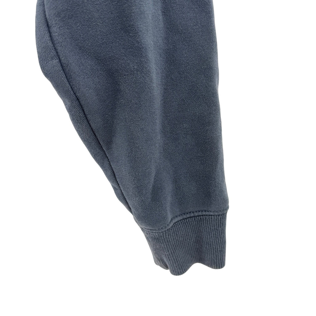 HWD Halfway Dead Indigo Blue Horror Graphic Cropped Sweatshirt