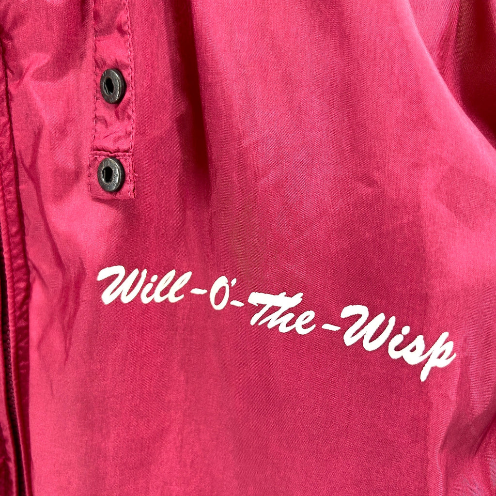 Vintage 80s Jockey Standard Issue Burgundy "Will-O-The-Wisp" Bomber Jacket