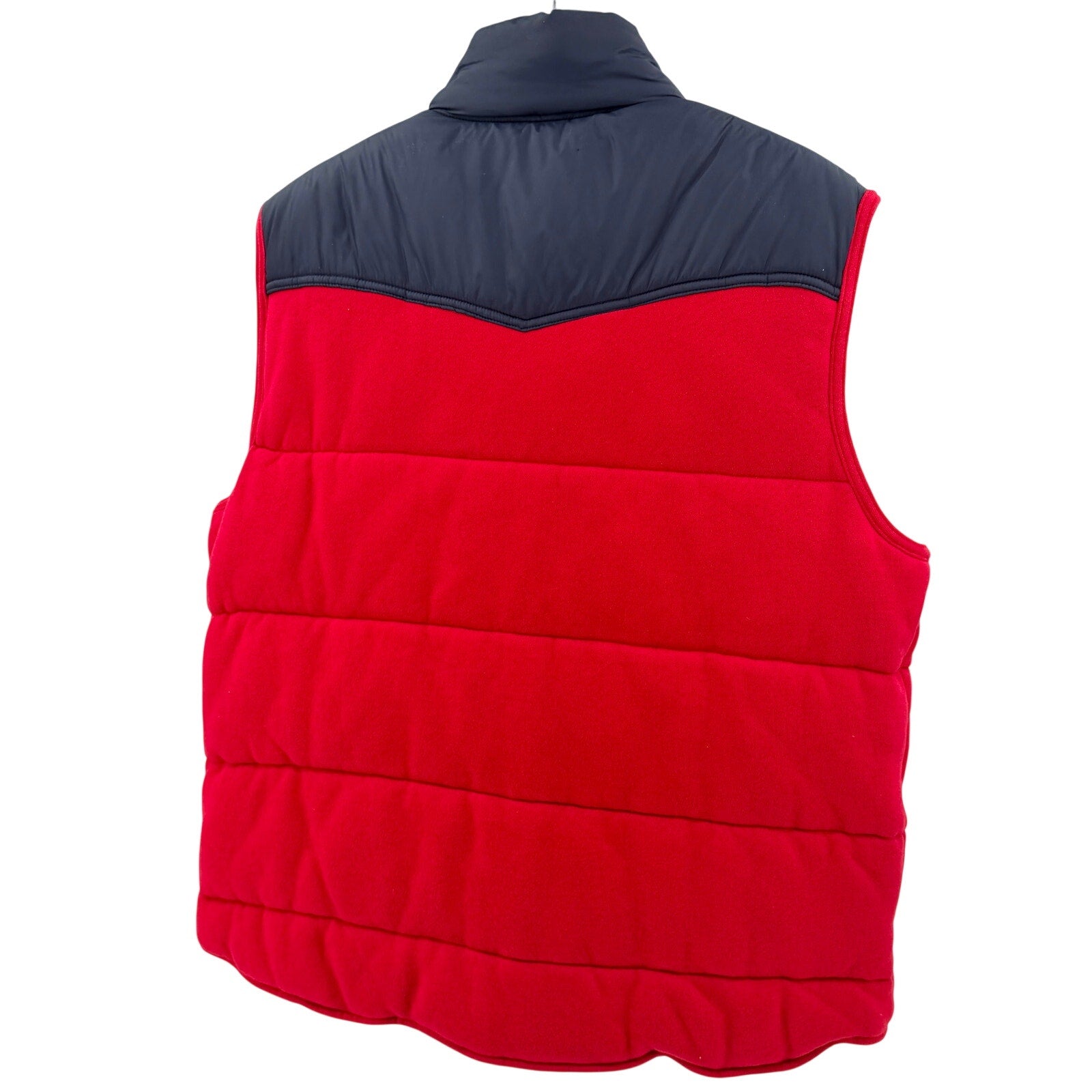 MINT Vintage 90s Polo by Ralph Lauren Red Navy Western Plaid Puffer Vest