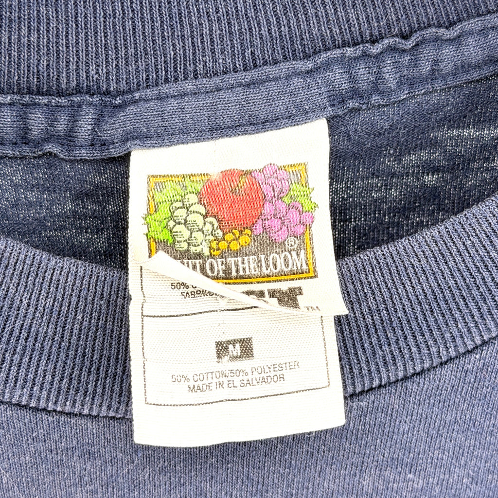 Vintage 90s Fruit of the Loom Navy Marines Hialeah Dog Pound Graphic T-Shirt