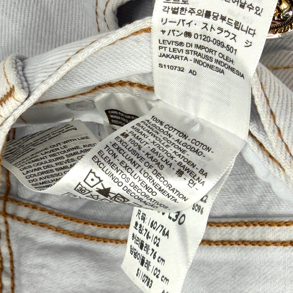Levi's Light Wash Custom Western Concho Studded 501 '90s Jeans Pants