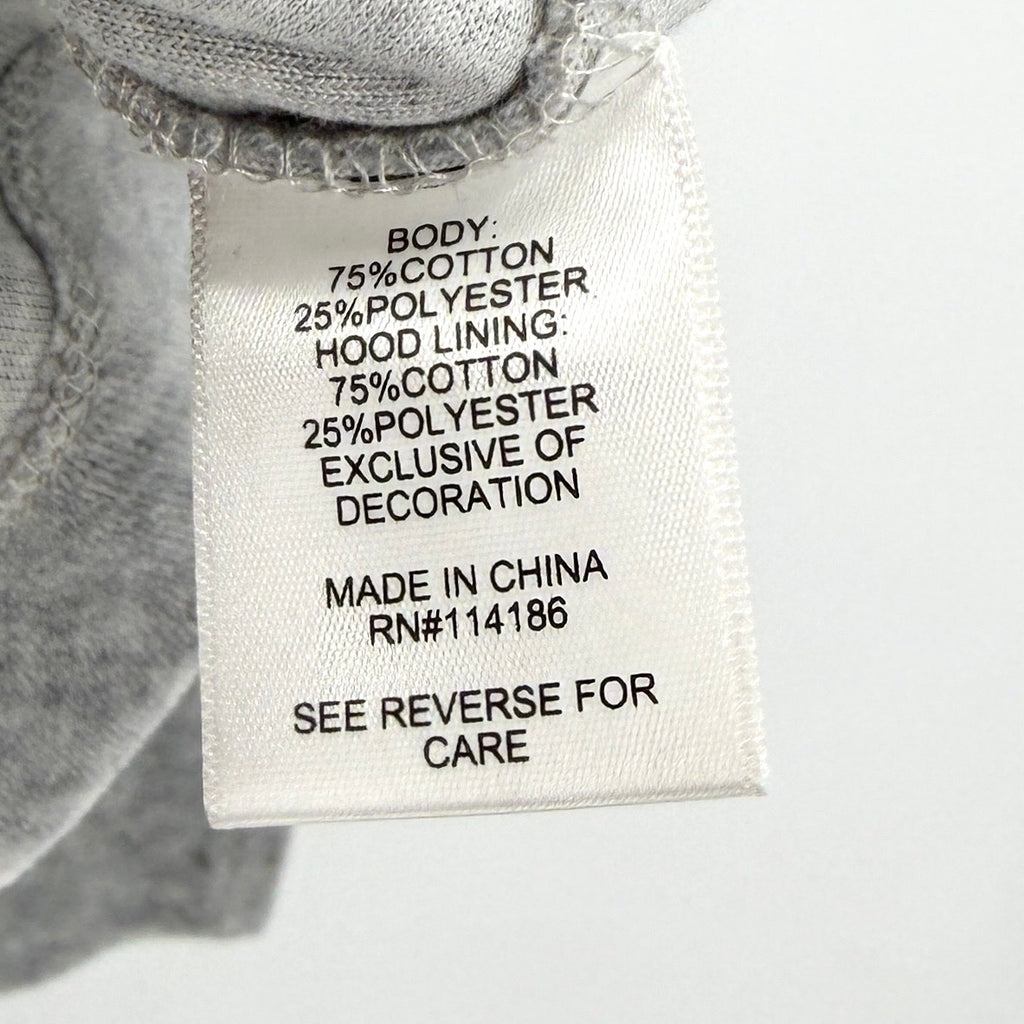 Juicy Couture Grey Velour Ruffle Cropped Half Zip Hoodie