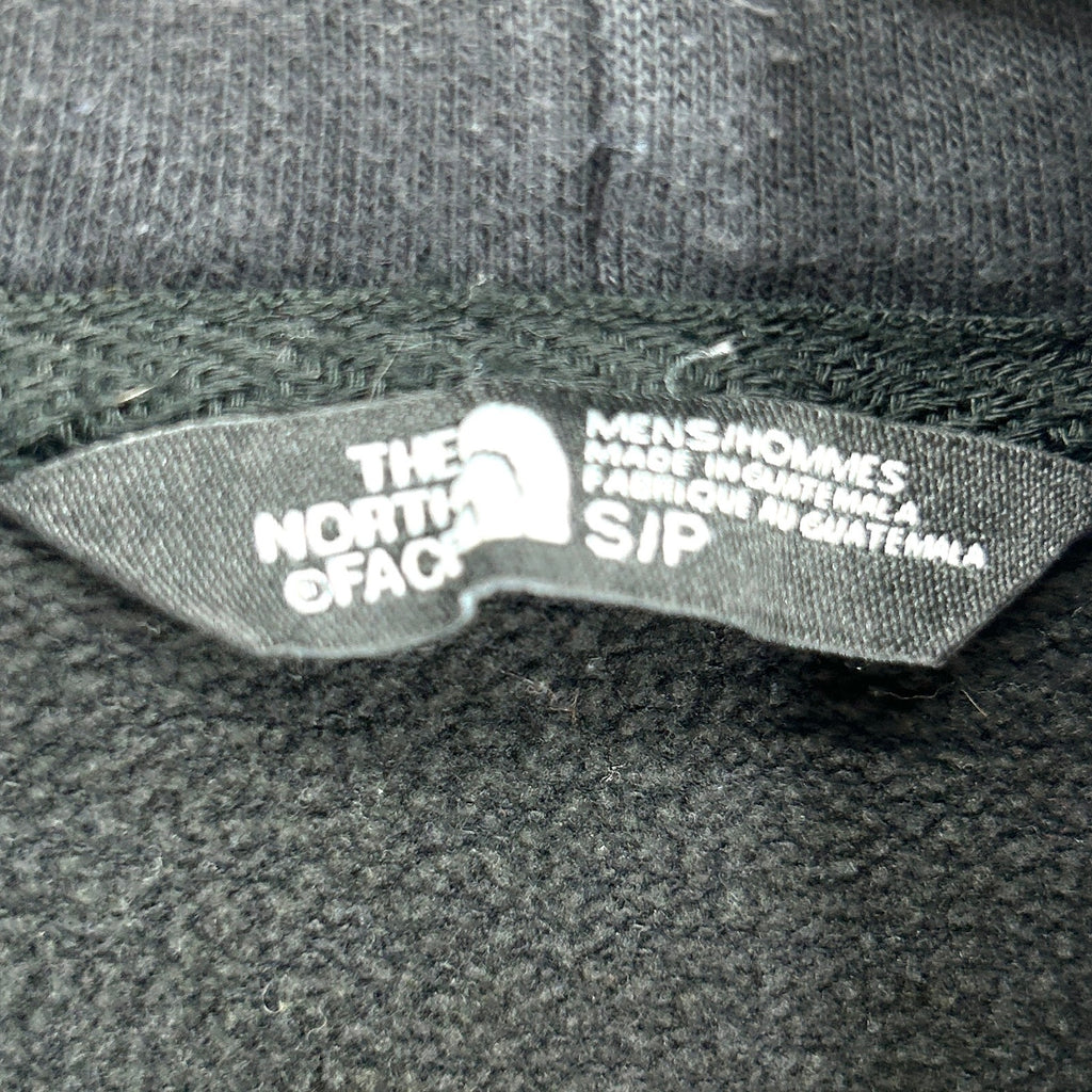 The North Face Black Orange Graphic Cotton Blend Pullover Hoodie