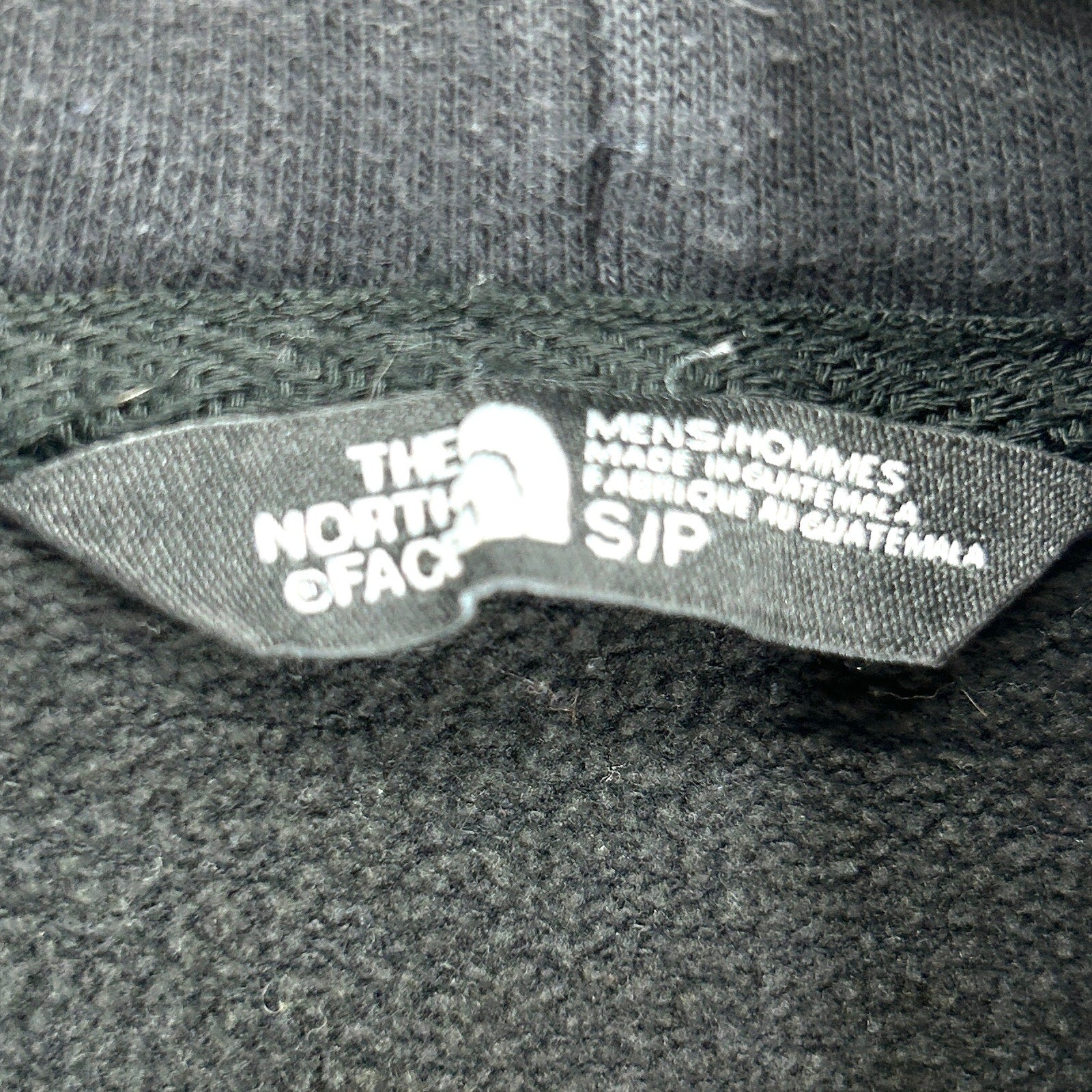 The North Face Black Orange Graphic Cotton Blend Pullover Hoodie