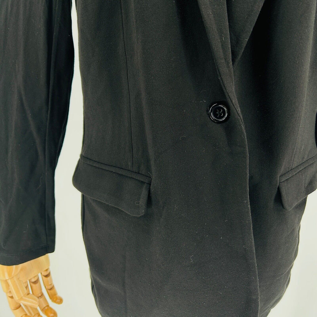 Philosophy Black Super Soft Jersey Oversized Blazer