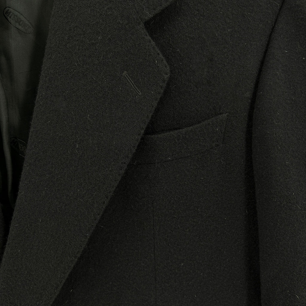 Vintage 90s Missoni Uomo Black Tailored Menswear Blazer Jacket