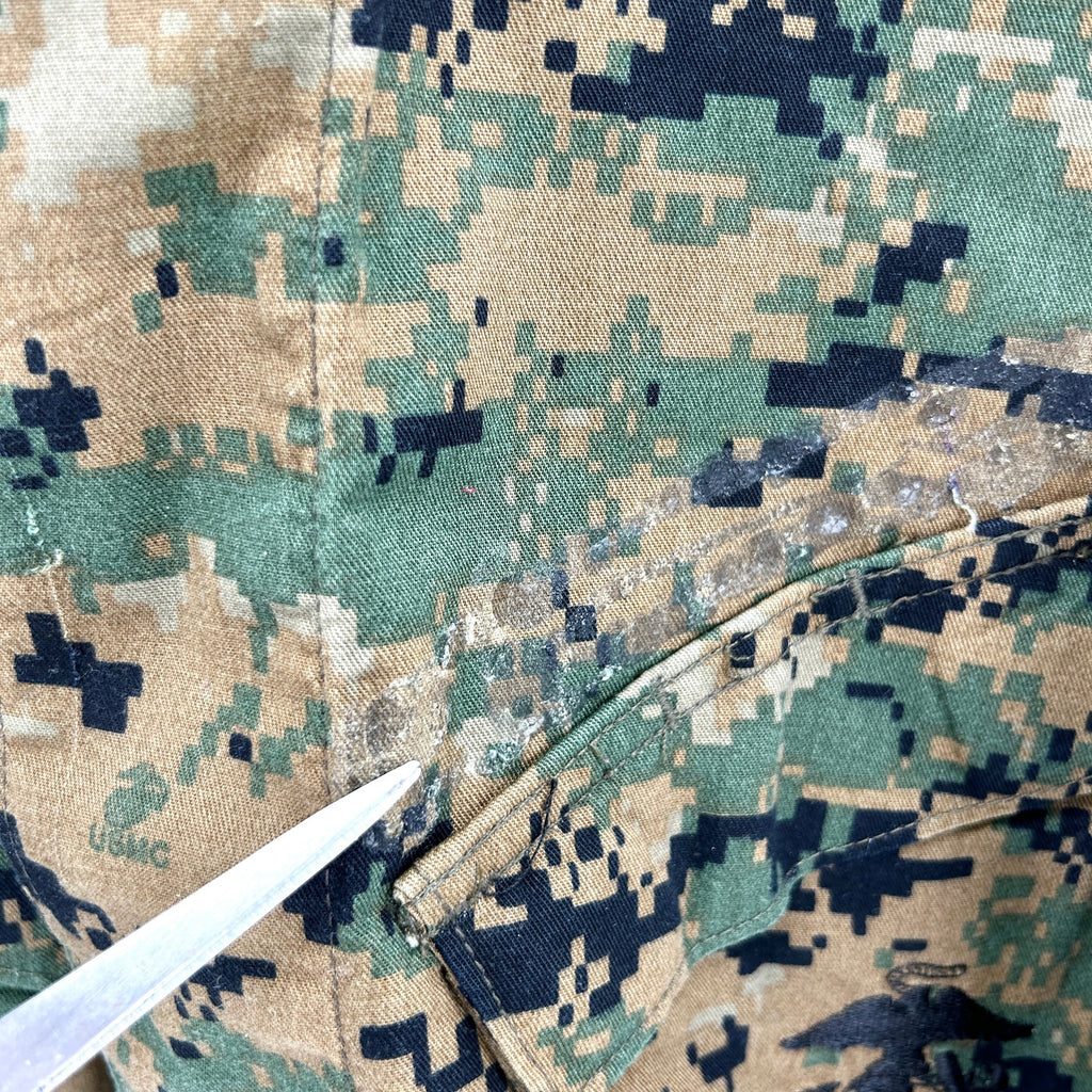 Vintage Y2K US Marines MARPAT Digital Camo Custom Cropped Jacket