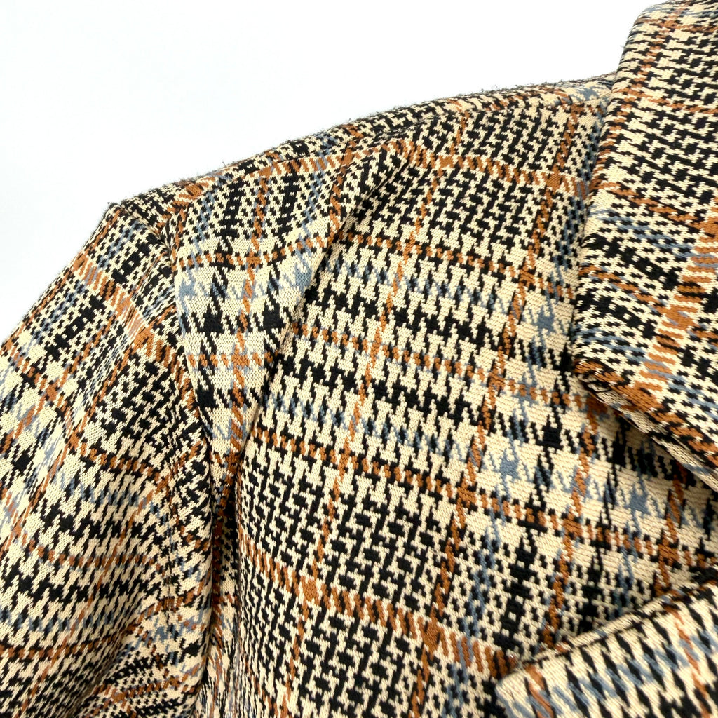 Philosophy Republic Clothing Brown Plaid Longline Blazer