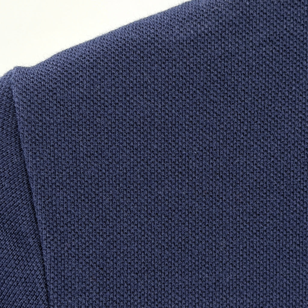 Ralph Lauren Navy Blue 100% Cotton Pink Pony Mesh Mini Polo Dress