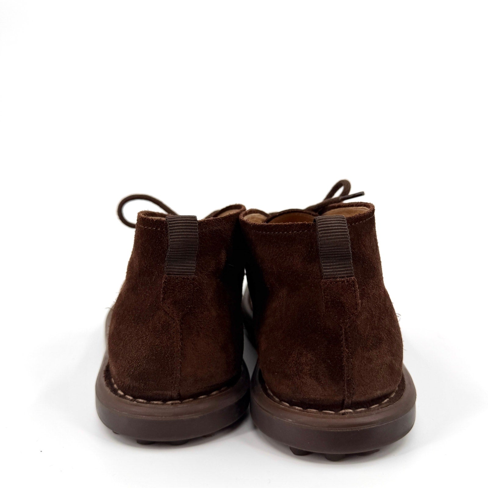 Tod’s Brown Suede Gommino Pebble Sole Chukka Desert Boots