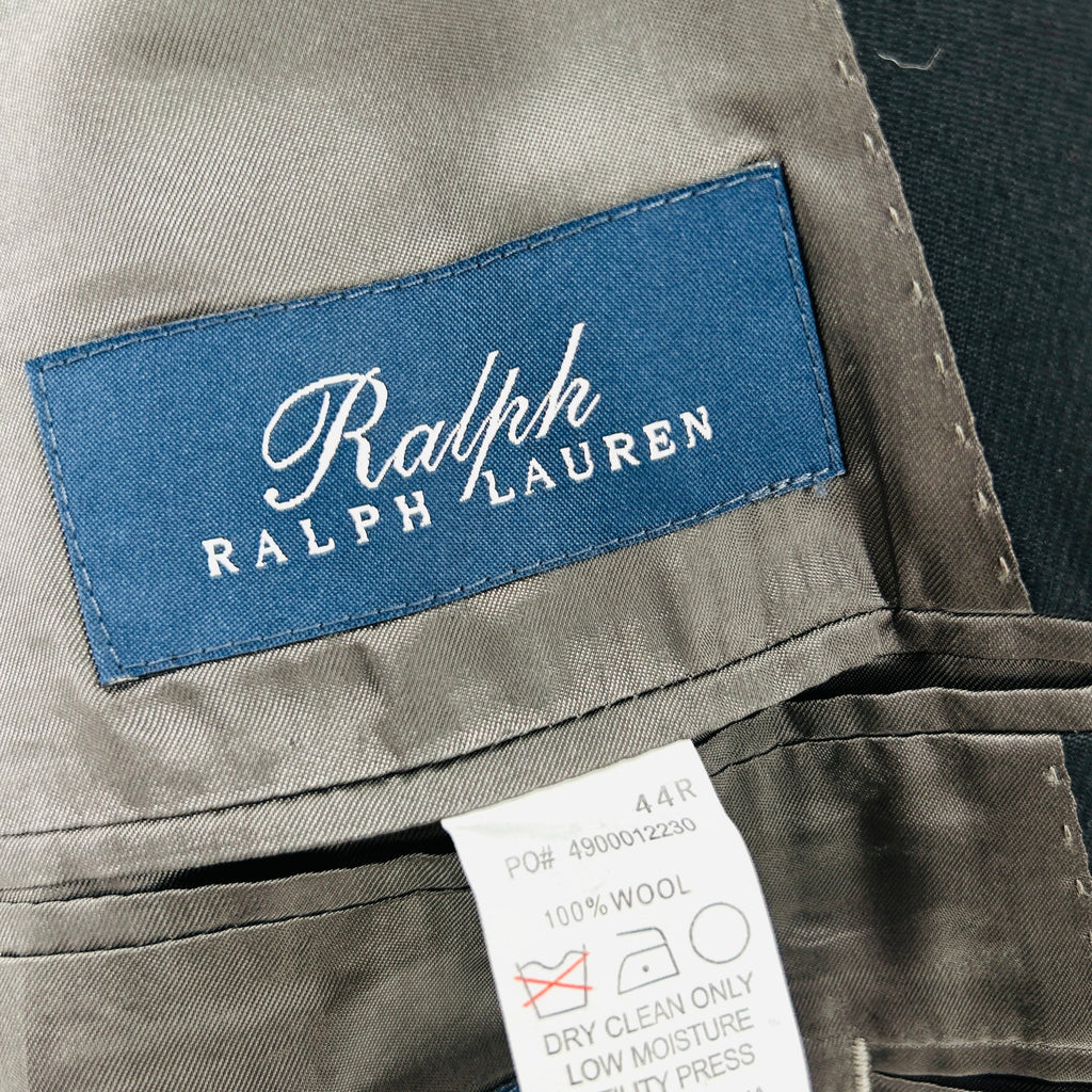 Ralph Lauren Blue Label Black Wool Tuxedo Jacket Blazer
