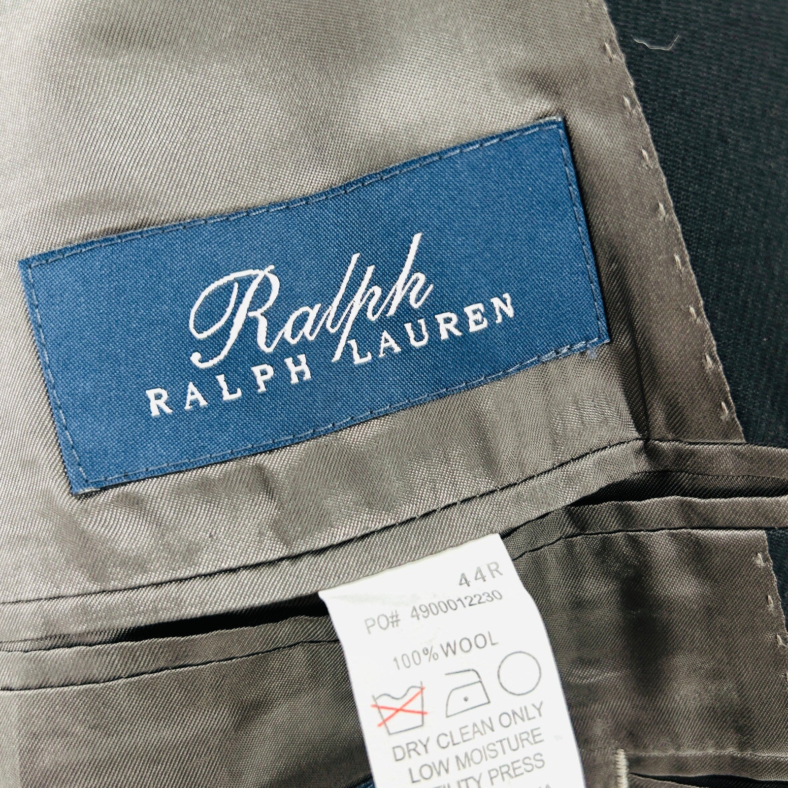 Ralph Lauren Blue Label Black Wool Tuxedo Jacket Blazer