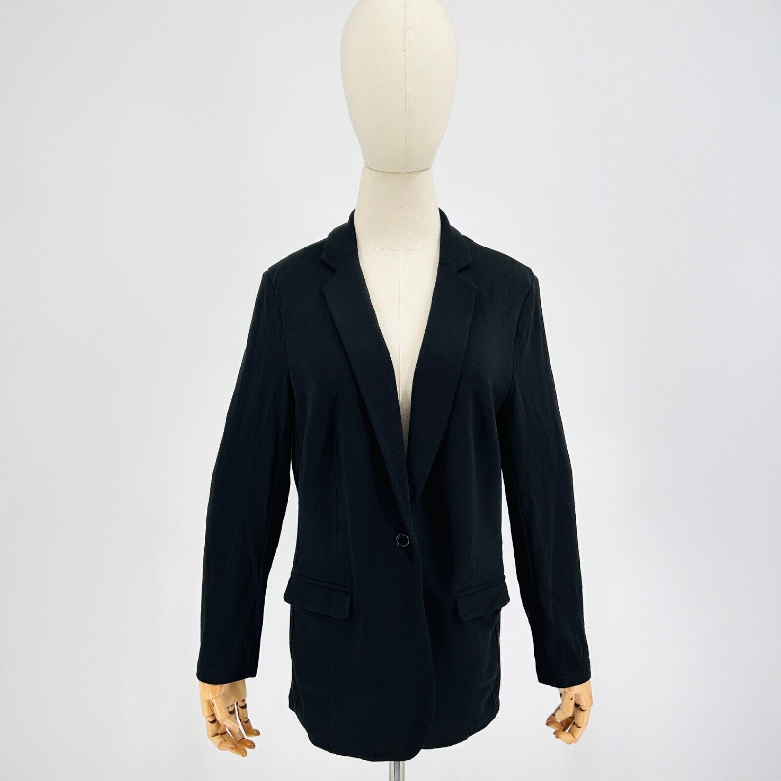 Philosophy Black Super Soft Jersey Oversized Blazer