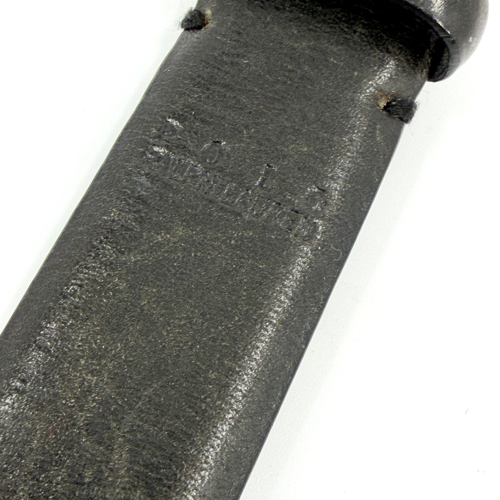 Vintage Y2K Polo Ralph Lauren Black Genuine Leather Solid Brass Buckle Belt