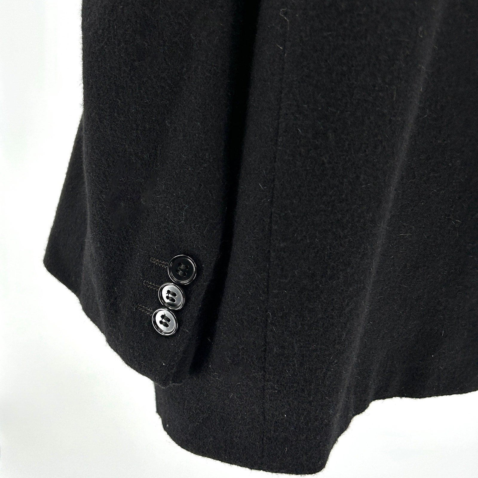 Vintage 90s Missoni Uomo Black Tailored Menswear Blazer Jacket
