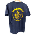 Vintage 90s Fruit of the Loom Navy Marines Hialeah Dog Pound Graphic T-Shirt
