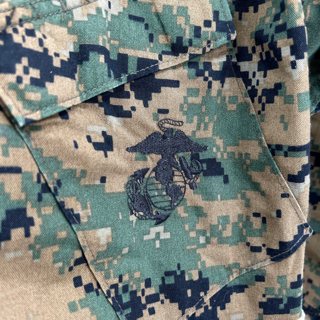 Vintage Y2K US Marines MARPAT Digital Camo Custom Cropped Jacket