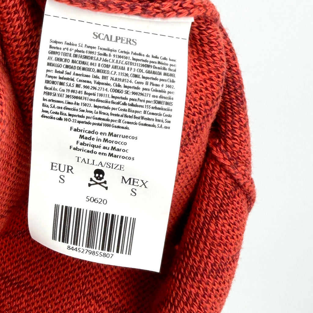 Scalpers Brick Red Animal Print Bodycon Maxi Sweater Dress