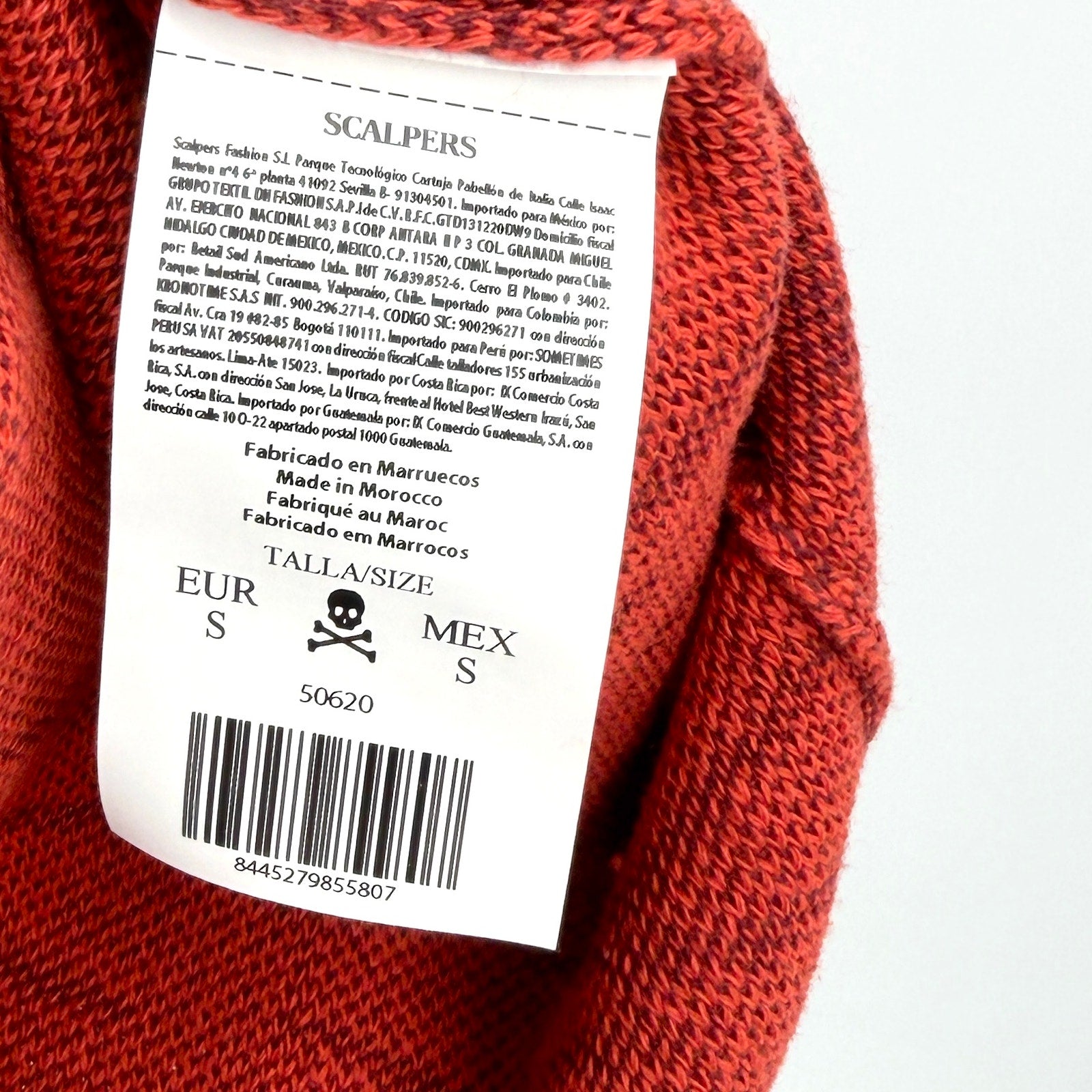 Scalpers Brick Red Animal Print Bodycon Maxi Sweater Dress