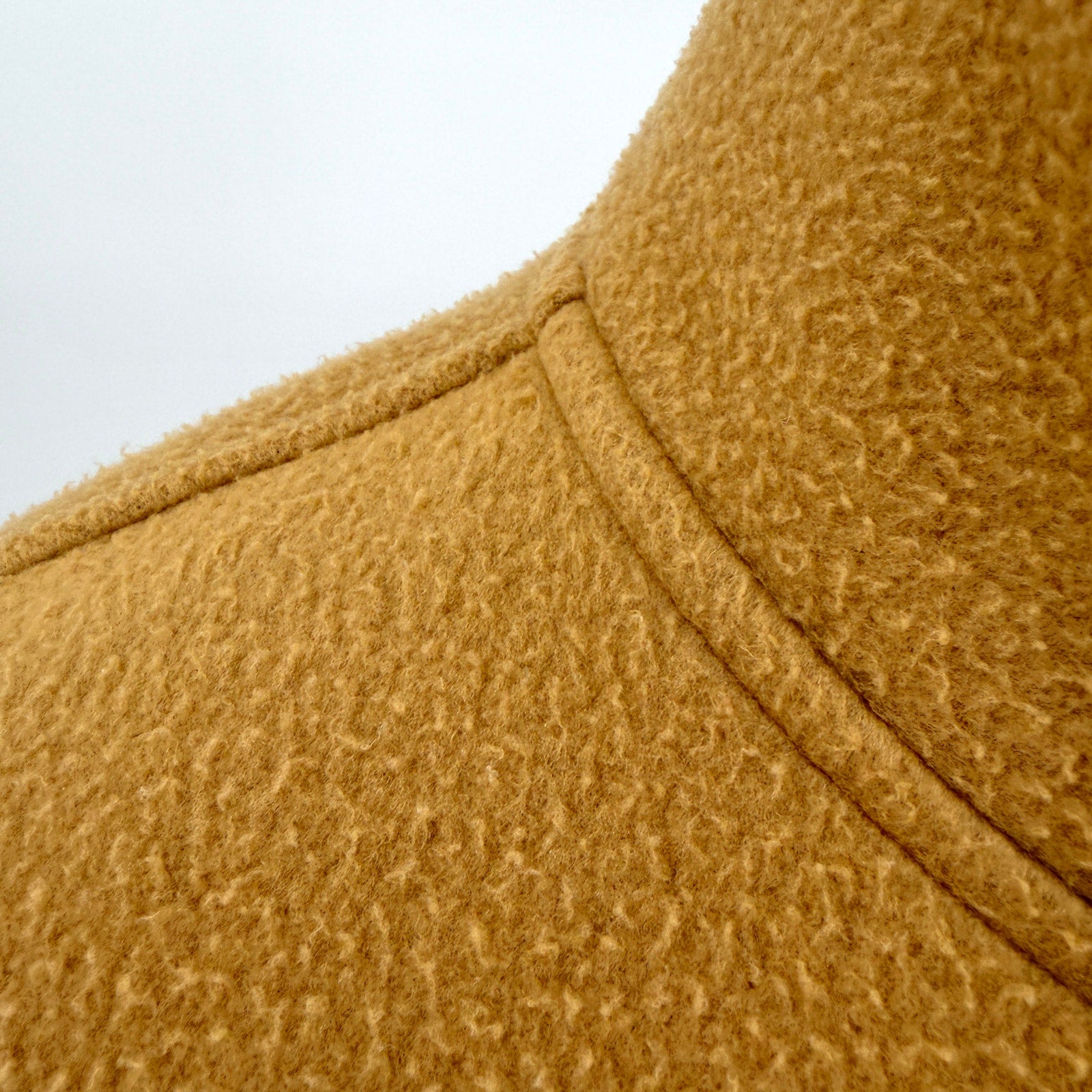 Vintage 90s Lord and Taylor Camel Embroidered Mock Neck Poncho Cape
