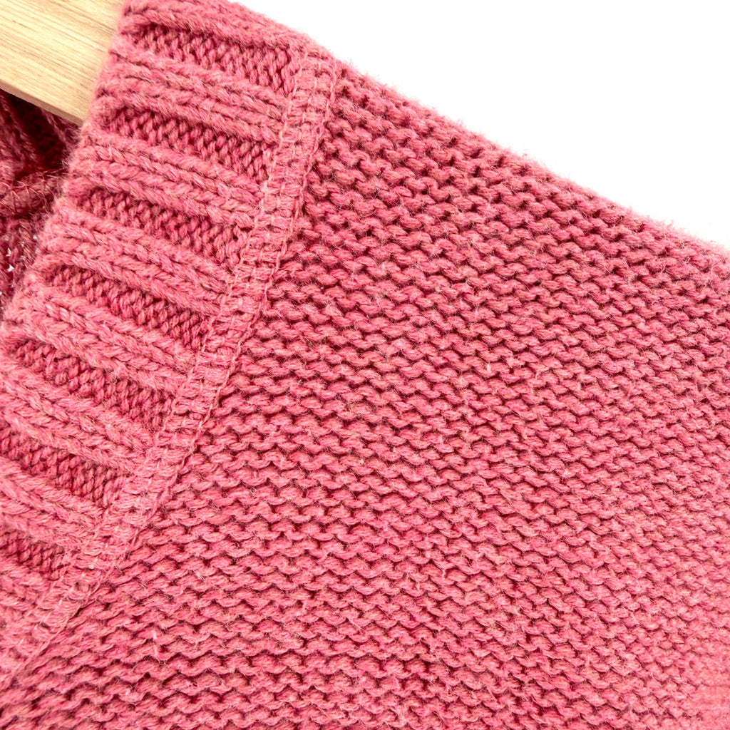 J.Crew Pink 100% Cotton Classic Preppy Crewneck Sweater