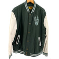 Vintage Y2K My Skool Gear Green White Miami Central Rockets Varsity Jacket