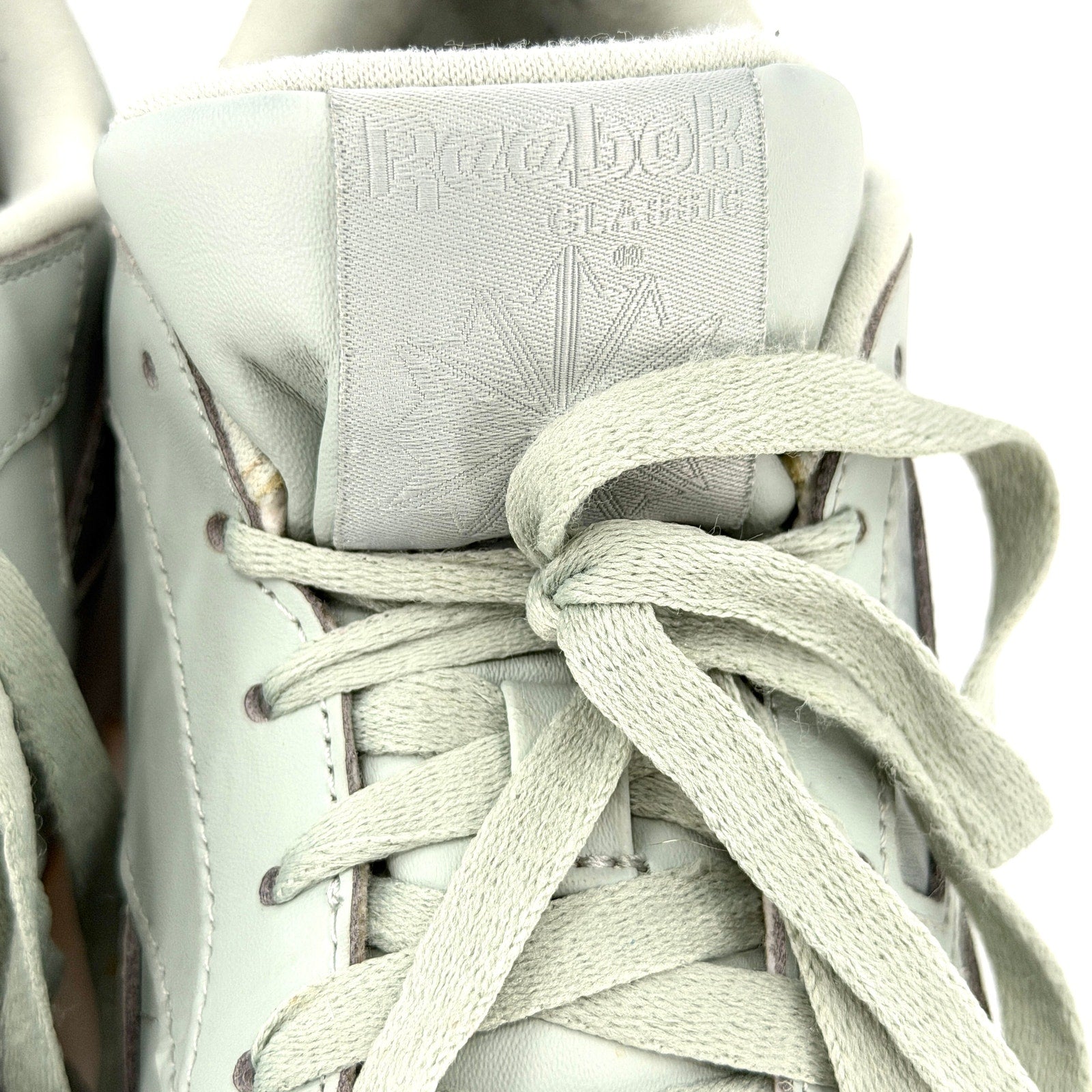 Reebok Sea Spray Green Genuine Leather Classic Sneakers