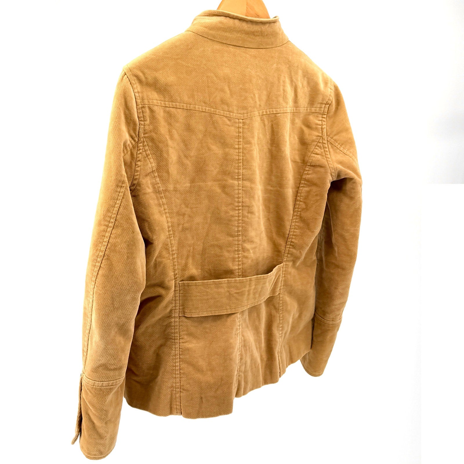 Vintage Y2K Sinéquanone Tan Structured Utility Field Jacket